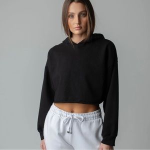 Black cropped jacket